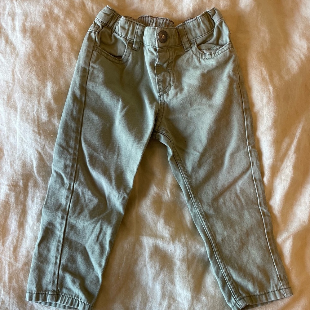 H&M Kids Light Green Jeans